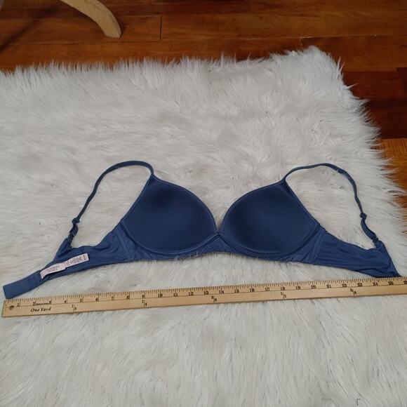 Victorias Secret VS Blue Size 34C No Wire Soft Comfortable Bra - Picture 5 of 7